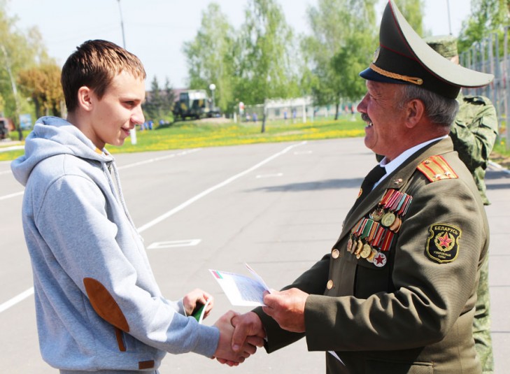 Дзень прызыўніка прайшоў 2 мая на базе 30-й асобнай чыгуначнай брыгады