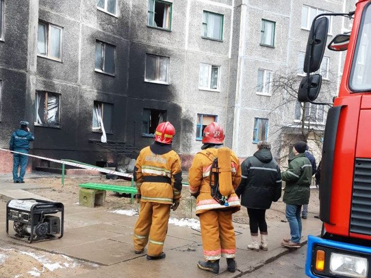 Произошел взрыв газового баллона по улице Солигорской, д. 8. Никто не пострадал. Дополнено.