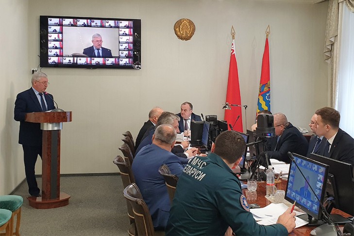 Деятельность добровольного пожарного общества рассмотрели на совещании в Миноблисполкоме