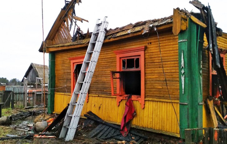 Пожар в Слуцком районе. Никто не пострадал