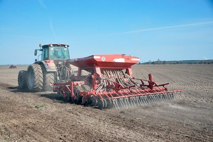 Почти 60% необходимой площади засеяли зерновым культурами в Слуцком районе