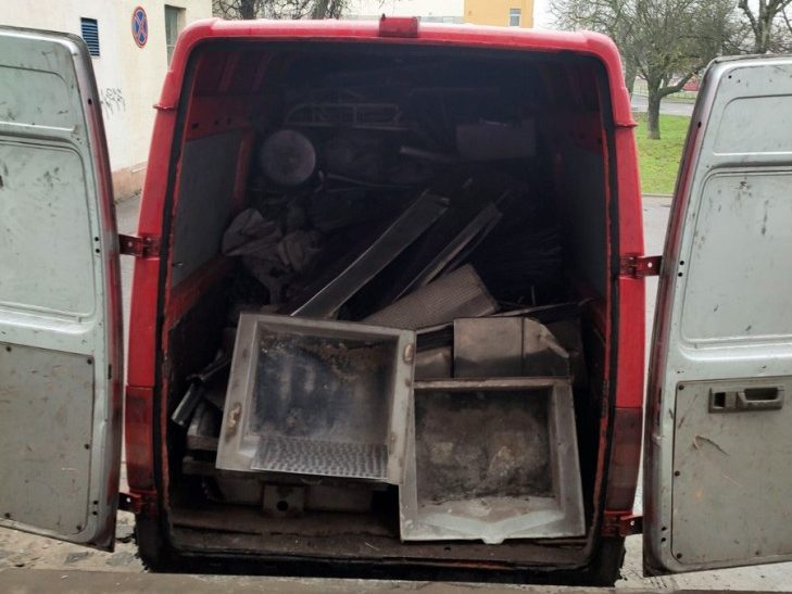 Слуцкими милиционерами выявлен факт незаконной перевозки лома цветного металла