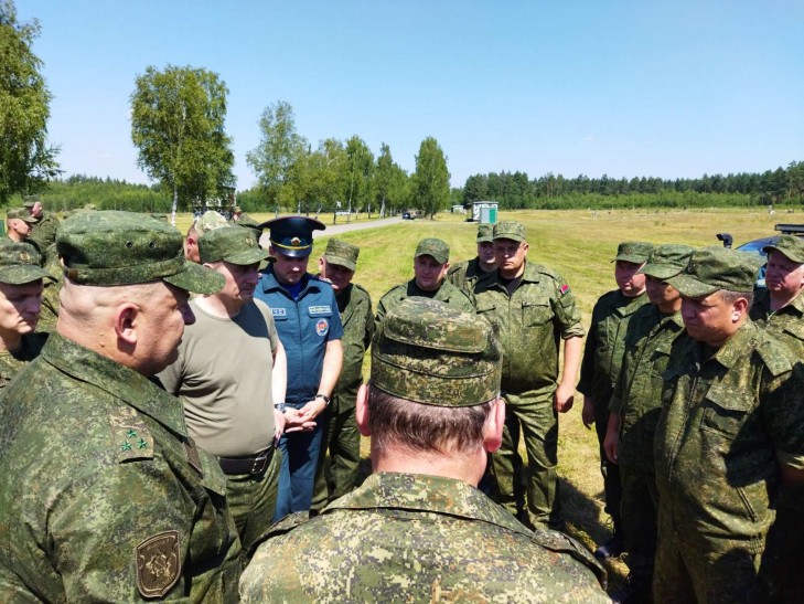 На базе Борисовского района прошел сбор по территориальной обороне