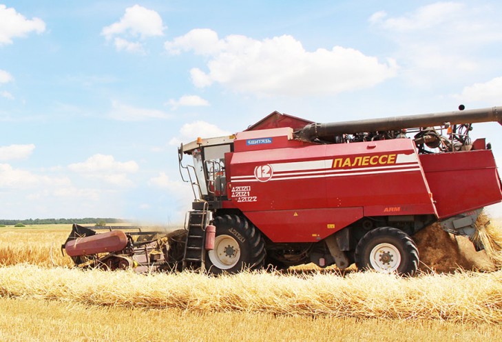 Зерновые и зернобобовые культуры в районе убраны на 82% отведенных площадей