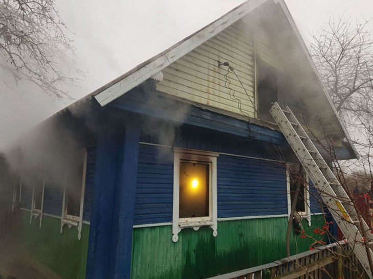 В Слуцком районе на пожаре погиб мужчина