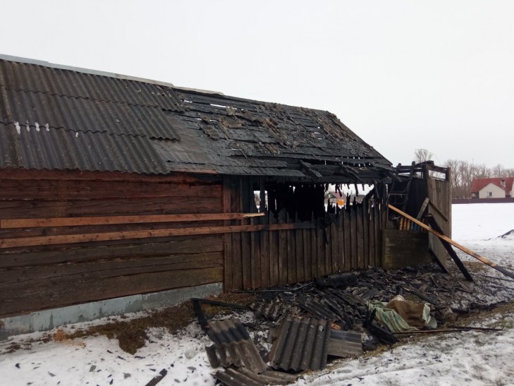 В конце минувшей недели в Слуцком районе произошло два пожара