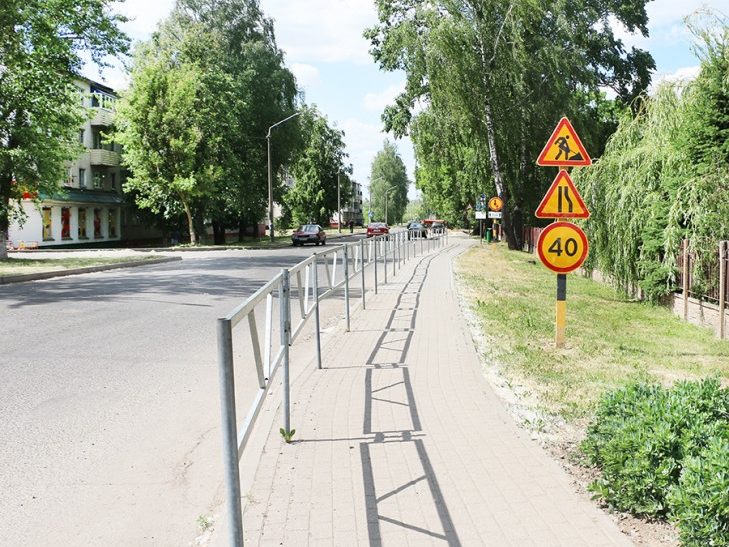 Как идут работы по благоустройству улицы Гагарина в Слуцке