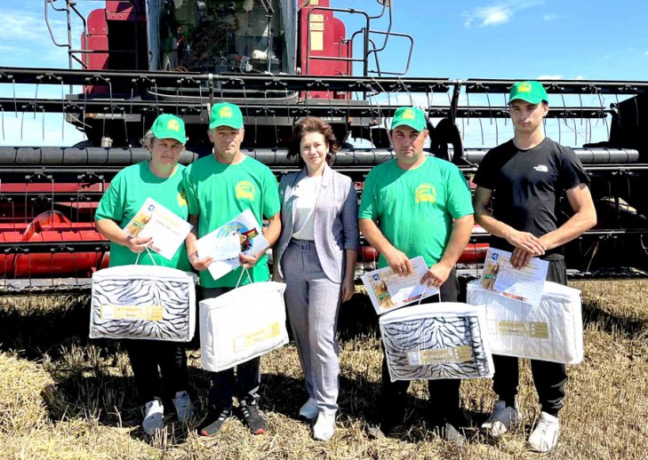 В Слуцком районе чествуют лидеров уборочной кампании