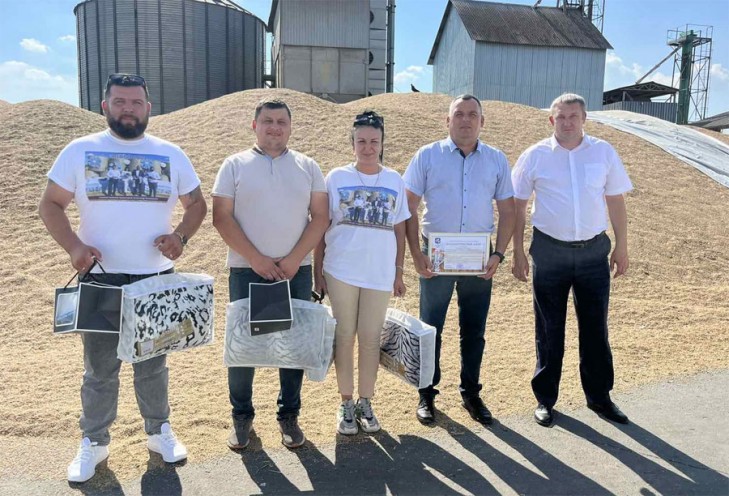 В Слуцком районе в пяти сельхозорганизациях намолотили более 10 тысяч тонн зерна