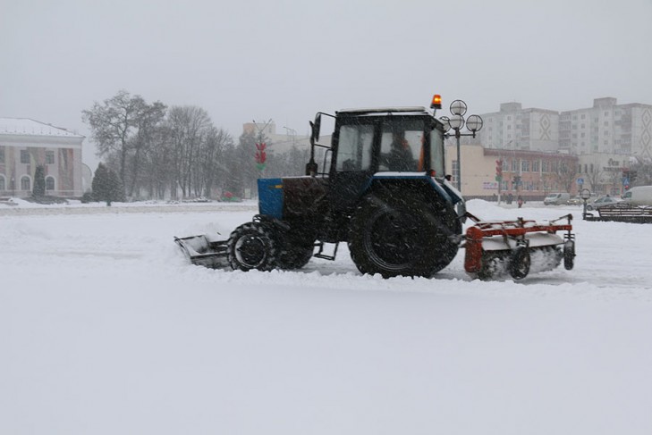 Как в Слуцком районе организованы работы по уборке снега