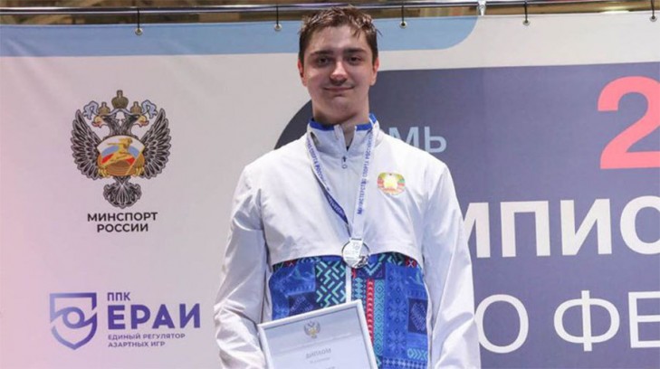 Белорус Семоненко выиграл серебро чемпионата России