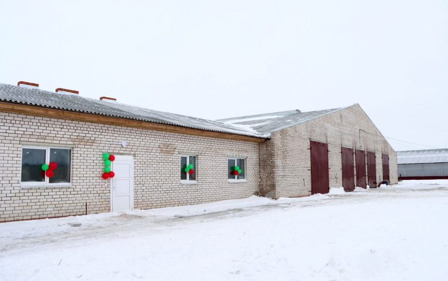 На МТК в Шаловичах построили цех сухостоя и раздоя