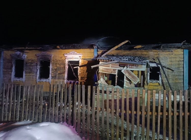 За выходные на Слутчине произошло три пожара, один человек погиб