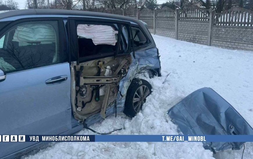 В д. Новый Двор произошло ДТП