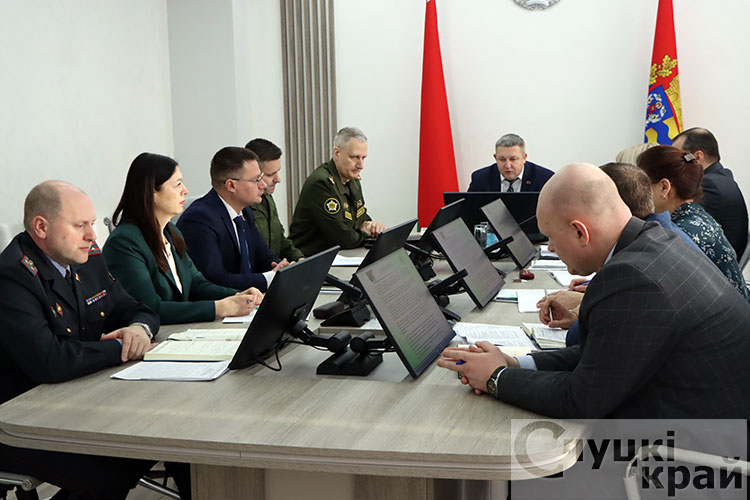В Слуцке прошли занятия с командирами и заместителями отрядов народного ополчения
