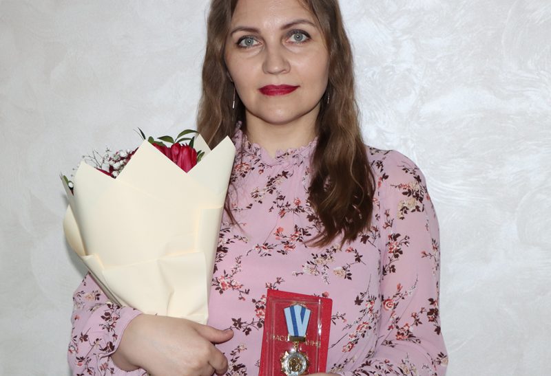 Многодетной маме Наталье Горбацевич вручили орден Матери