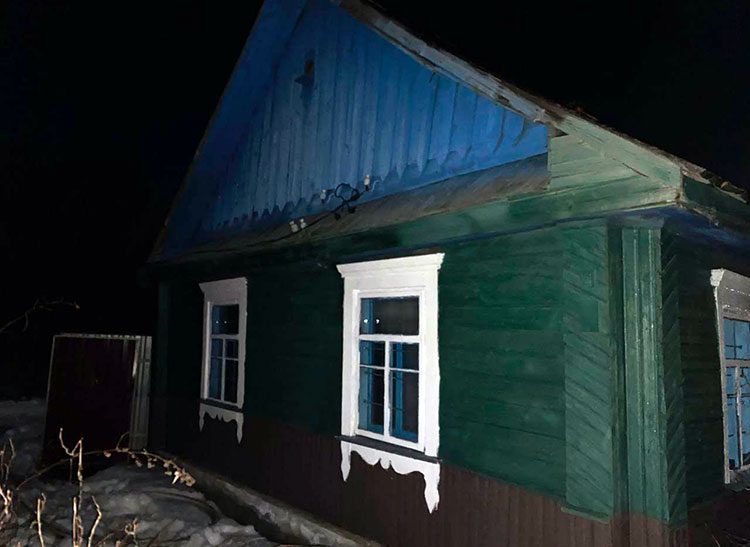 В Слуцком районе горел дом