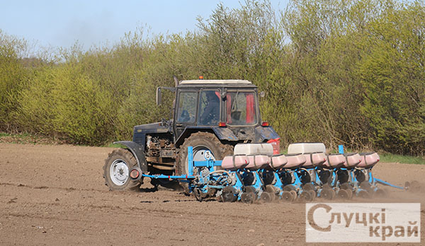 На Слутчине продолжается сев кукурузы