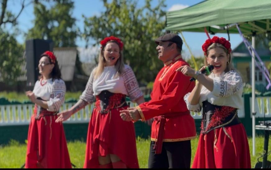 В д. Городище прошел народный праздник Троица