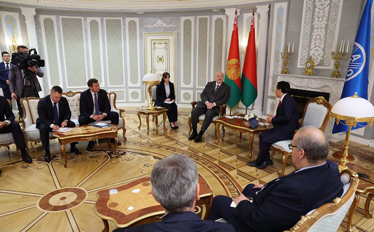 Президент: попытки изолировать Беларусь от мирового рынка минеральных удобрений контрпродуктивны