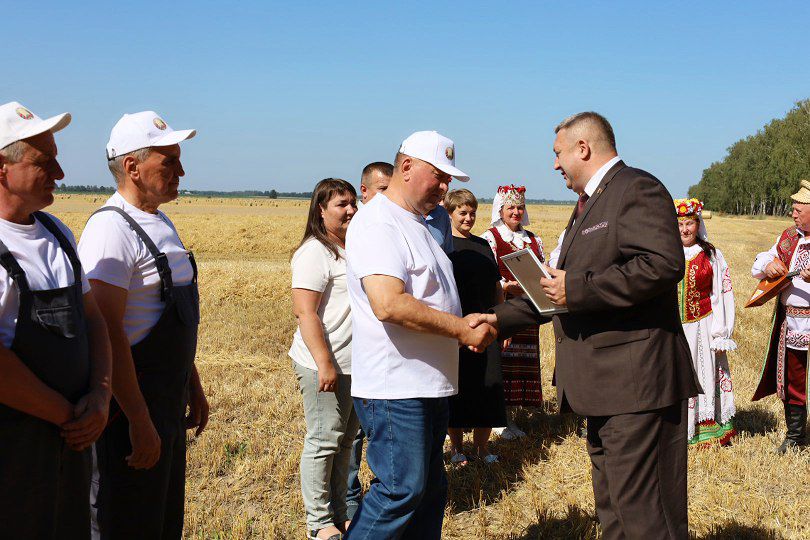 В ОАО «Козловичи-Агро» намолотили более 10 тысяч тонн зерна