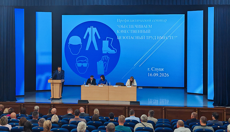 Результаты работы рейдовой группы по профилактике производственного травматизма обсудили во время семинара-совещания в Слуцке